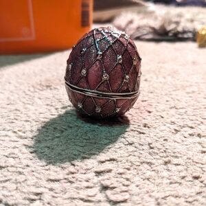 Fabergé egg styled clock